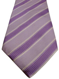 TED BAKER ENDURANCE Mens Tie Purple Lilac & White Stripes