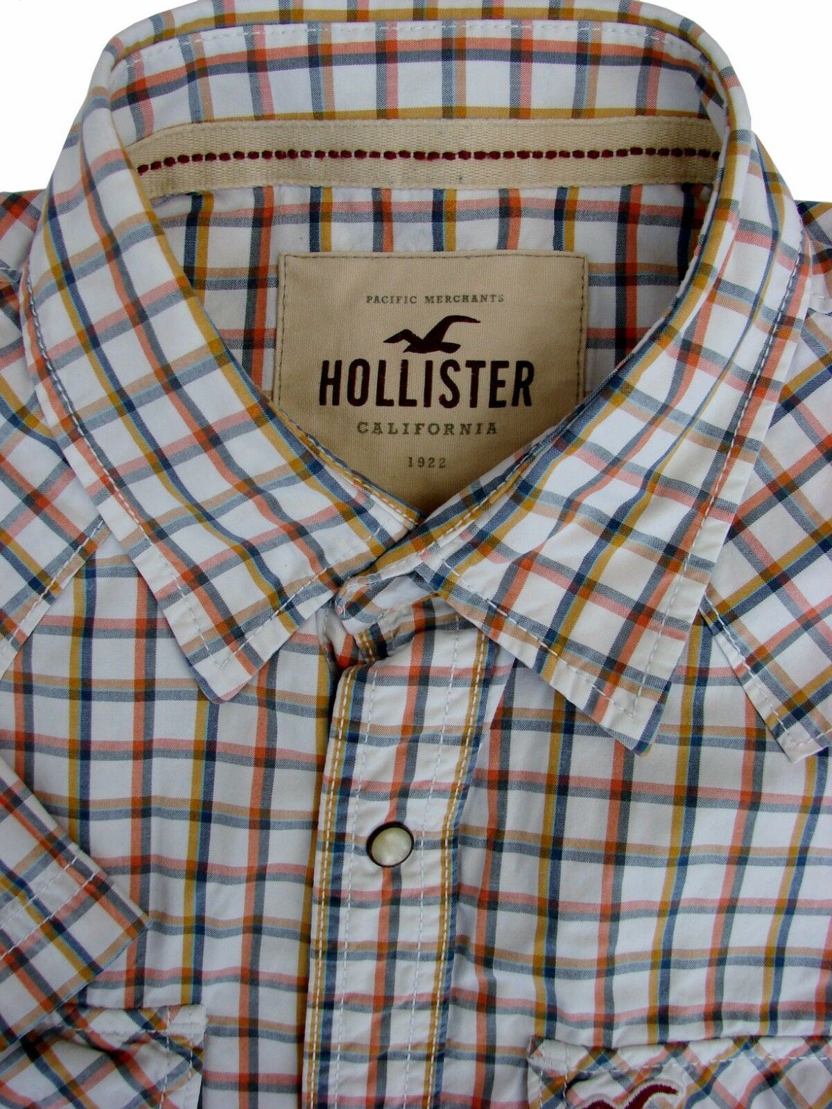 orange hollister shirt