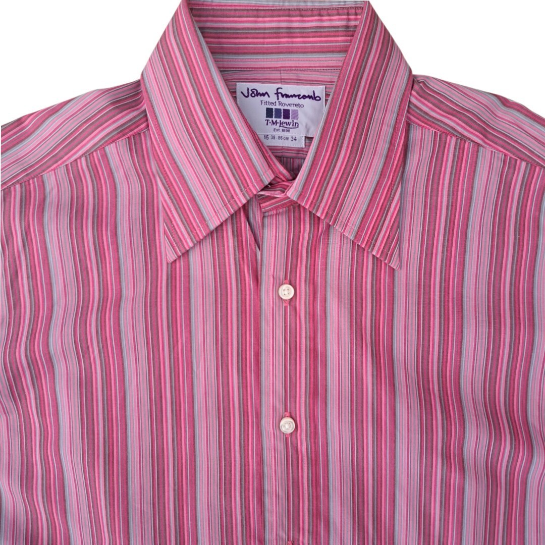 JOHN FRANCOMB TM LEWIN Shirt Mens 15 S 