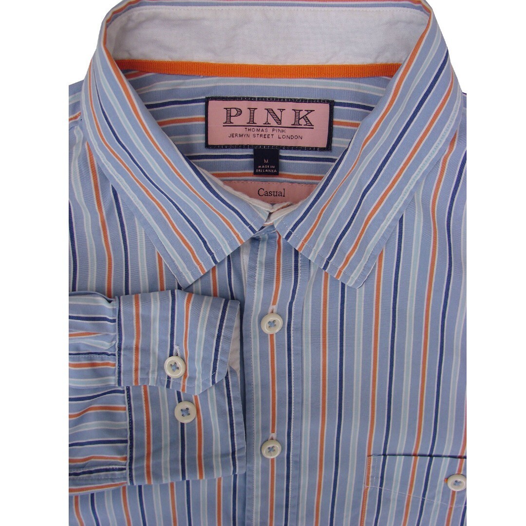 Shirt THOMAS PINK Blue size L International in Cotton - 32684989