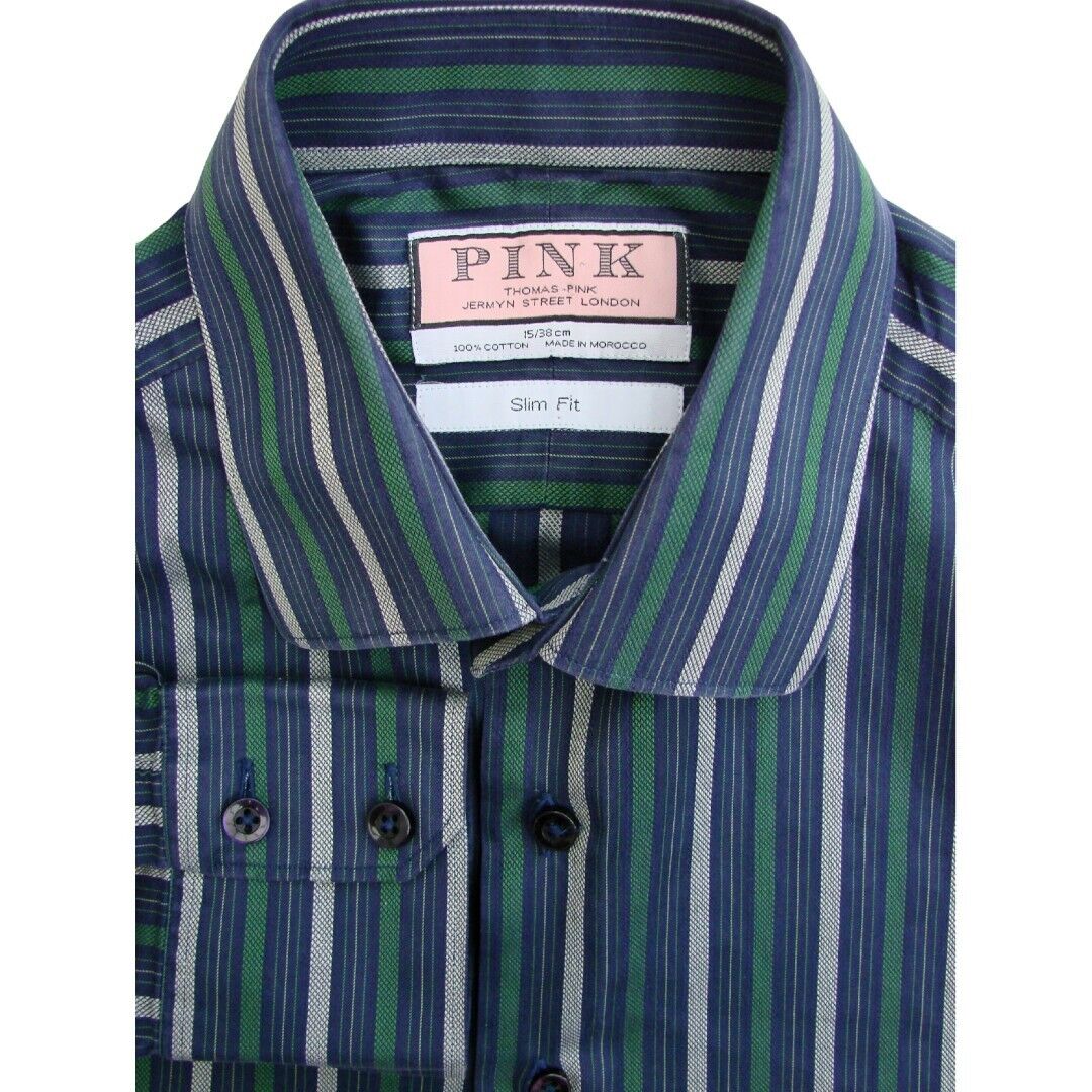 thomas pink slim fit shirt