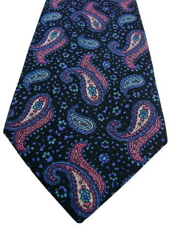 ERMENEGILDO ZEGNA Mens Tie Multi-Coloured Paisley