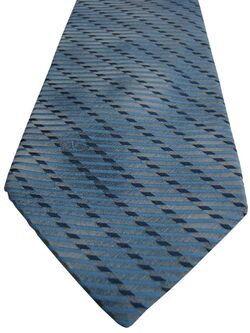VALENTINO Mens Tie Blue - Mottled Check