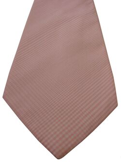 TM LEWIN Mens Tie Pink White Check