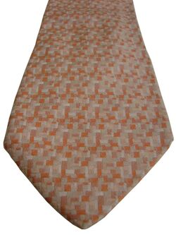 PROFUOMO LIMITED EDITION Mens Tie Orange Brick