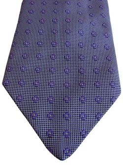 BODEN Mens Tie Lilac - Flowers