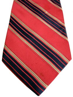 TOMMY HILFIGER Mens Tie Pink – White & Blue Stripes