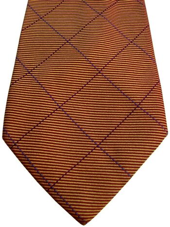 AUSTIN REED Mens Tie Multicolored Check