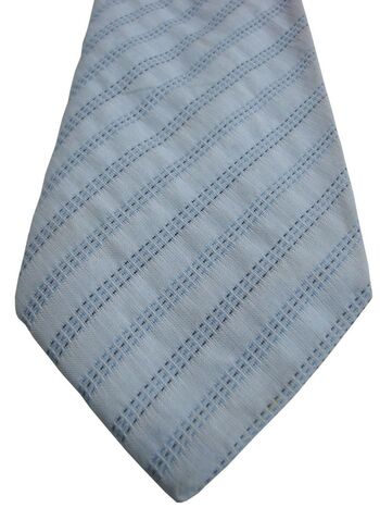 BALLY Tie Light Blue – TEXTURED Stripes
