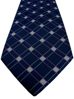 TM LEWIN Tie Blue – Pink & Blue Check