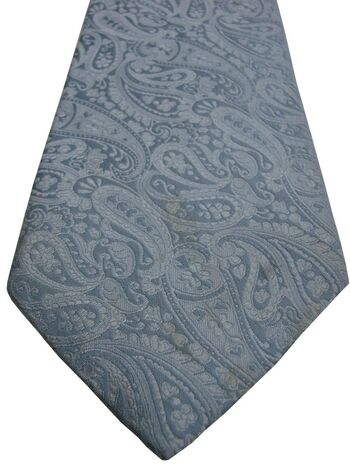 HILDITCH & KEY Mens Tie Light Blue - Paisley