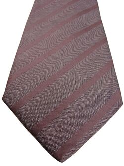 REISS Mens Tie Swirls & Stripes SKINNY