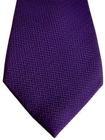 TM LEWIN Mens Tie Purple SKINNY