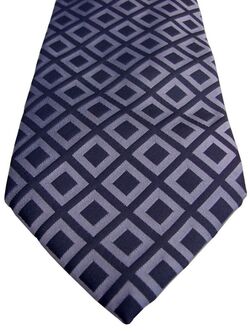 PROFUOMO MODA Mens Tie Blue Squares