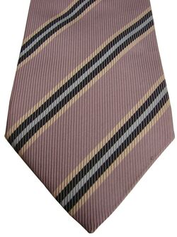 GANT USA Mens Tie Lilac Grey - Stripes