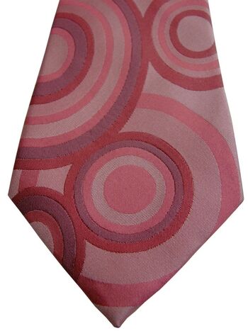 BEN SHERMAN Mens Tie Pink SEVENFOLD SKINNY