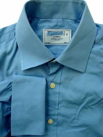 CHARLES TYRWHITT Shirt Mens 15.5 M Blue