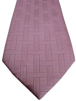 TM LEWIN Mens Tie Pink Thatch