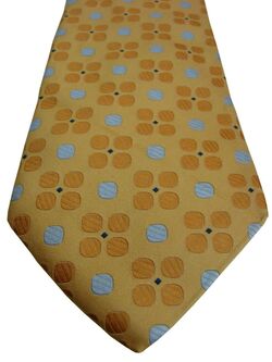 PROFUOMO Mens Tie Yellow – Polka Dots