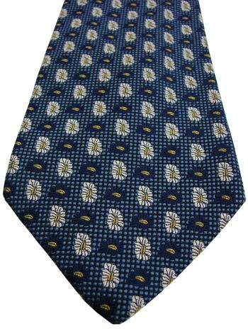 HOBBS Mens Tie Blue - Flowers