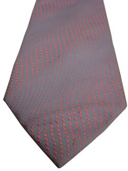 TM LEWIN Mens Tie Lilac – Pink Polka Dots