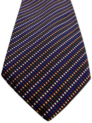 HARRODS Mens Tie Multi-Coloured Check