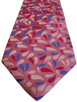 CHARLES TYRWHITT Mens Tie Pink – Multi-Coloured Tear Drops