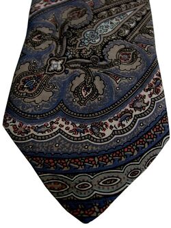 LIBERTY Mens Tie Multi-Coloured Intricate Design SKINNY