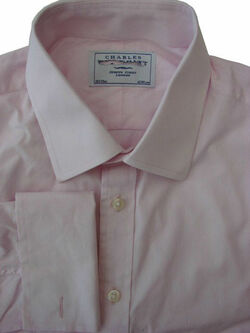 CHARLES TYRWHITT Shirt Mens 16.5 L Pink
