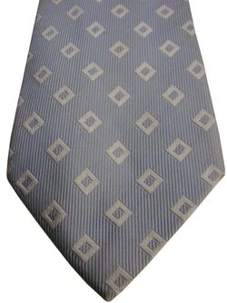 TM LEWIN Mens Tie Blue – White Squares