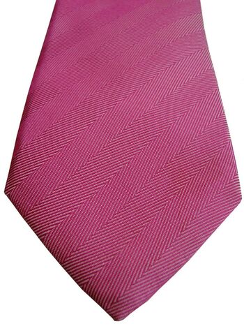 TED BAKER ENDURANCE Mens Tie Pink – HERRINGBONE Stripes