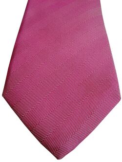 TED BAKER ENDURANCE Mens Tie Pink – HERRINGBONE Stripes