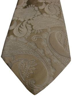 DUCHAMP LONDON Mens Tie Grey - Paisley NEW