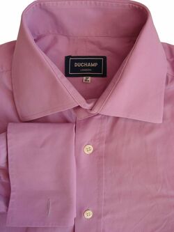 DUCHAMP LONDON Shirt Mens 14.5 S Pink