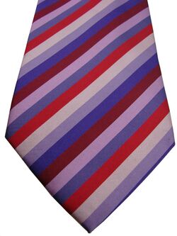 AUSTIN REED Mens Tie Multi-Coloured Stripes