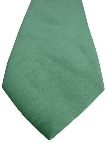 THOMAS PINK Mens Tie Green LINEN BLEND