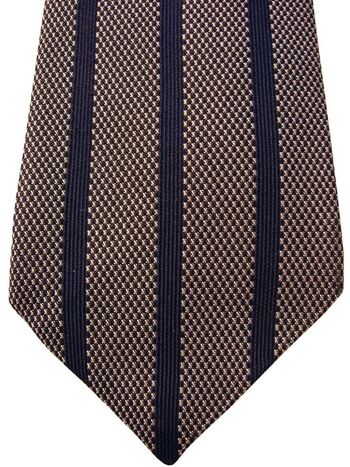 DUCHAMP LONDON Mens Tie Dark Blue Vertical Stripes