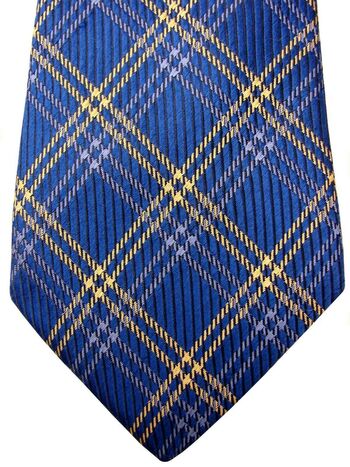 THOMAS PINK Mens Tie Blue & Yellow Check