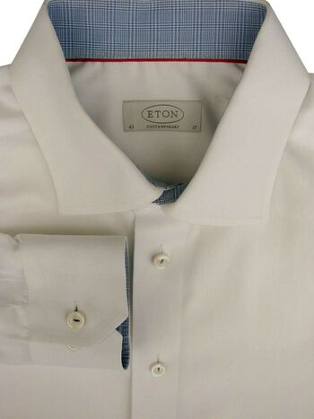 ETON CONTEMPORARY Shirt Mens 16.5 L  White