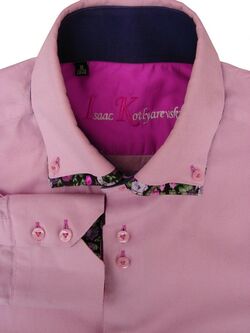 ISAAC KOTLYAREVSKY Shirt Mens 15 M Pink