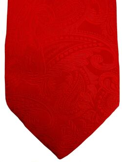 DUCHAMP LONDON Mens Tie Mens Red - Paisley NEW BNWT