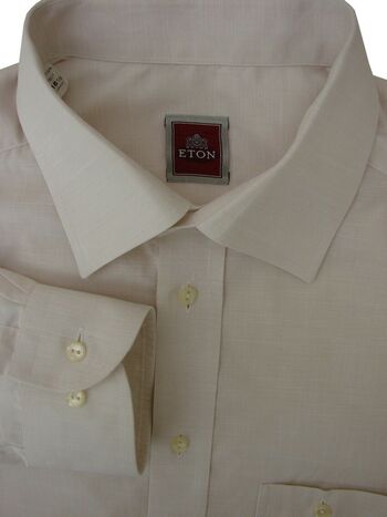 ETON Shirt Mens 16 L Cream