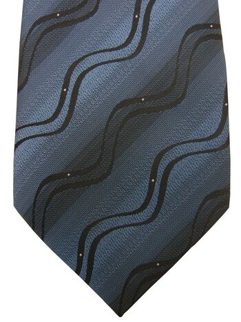 PIERRE CARDIN Mens Tie Blue - Swirls NEW