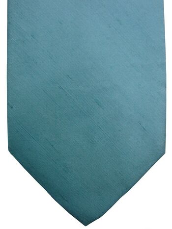 CHRISTIAN DIOR Mens Tie Turquoise NEW