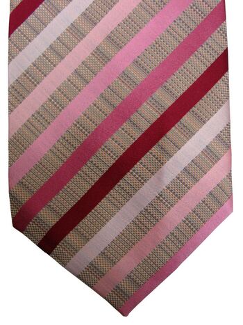 MARKS & SPENCER M&S COLLEZIONE Mens Tie Multi-Coloured Stripes