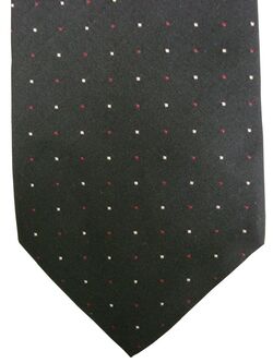 GANT Mens Tie Black - Red & White Dots