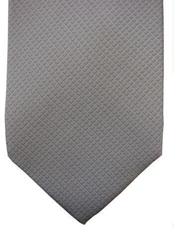 TIE RACK Mens Tie Silver Mini Rectangles