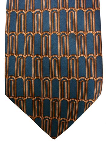 LANVIN Mens Tie Golden Arches