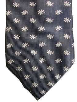 PAL ZILERI Mens Tie Grey - Blue Mini Tear Drops SKINNY