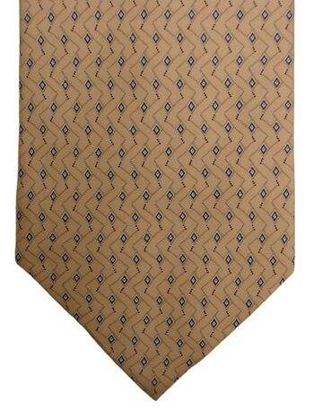 FRANGI Mens Tie Cream - Diamonds